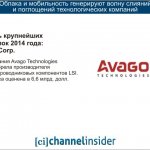    2014 : LSI Corp.  Avago Technologies     LSI.    6,6 . .