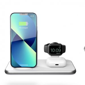 Zens 4 in 1 Stand + Watch Wireless Charger Aluminium