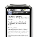  Google Apps Device Policy