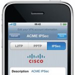  iPhone  Cisco IPSec VPN