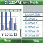 . 2.   Excel Mobile  Word Mobile   Windows Mobile 6.0.