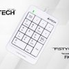A4Tech представляет новый числовой блок A4 Fstyler FK13P в белом цвете