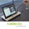 Настольный пульт конференц-системы с сенсорным экраном 10 дюймов - Televic uniCOS T/MM10