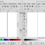   Document 1,  Inkscape  .   Document 2,         File/New menu   Inkscape (  )