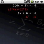 Android. Algebra Tutor